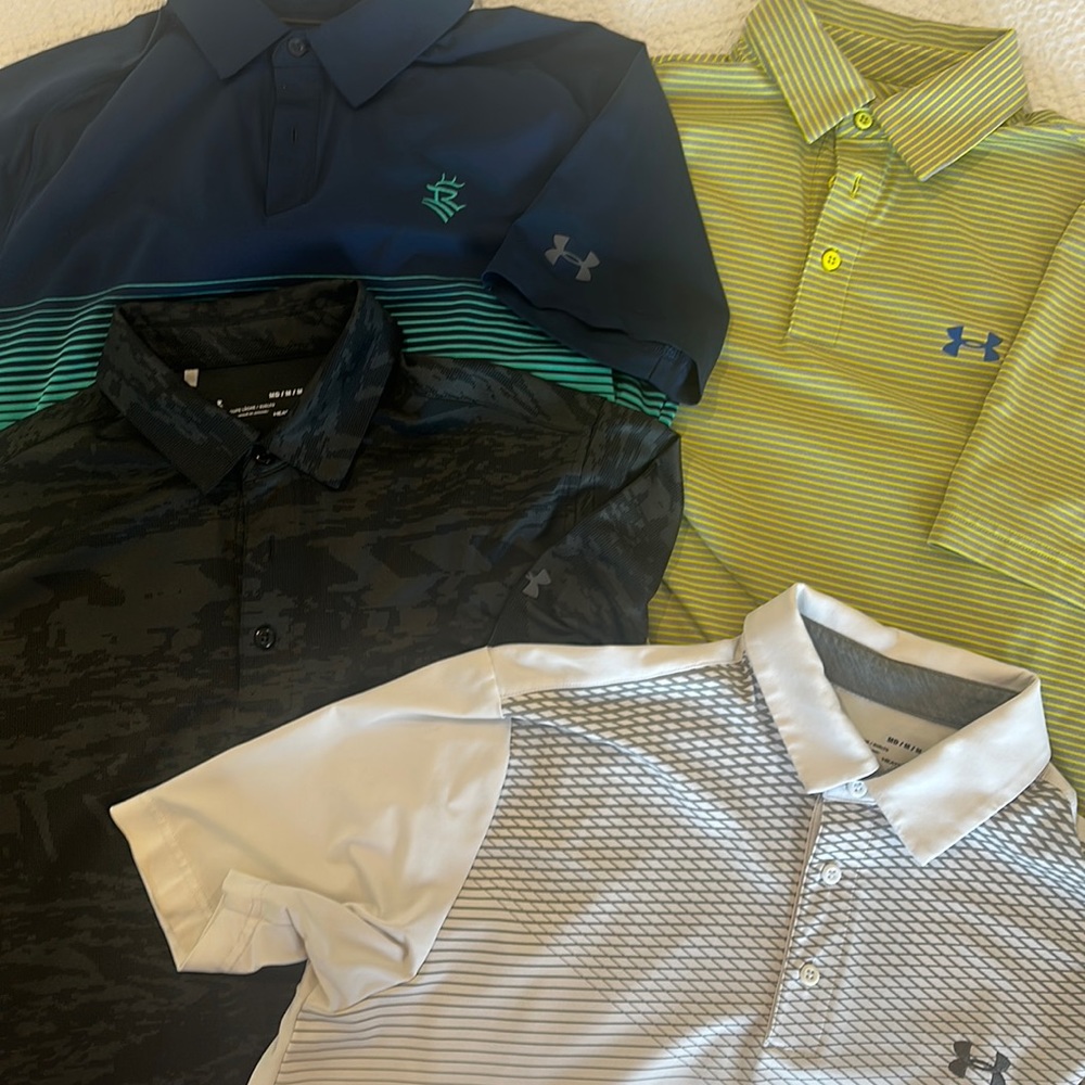 Bundle of Under Armour Men’s Golf Polos
